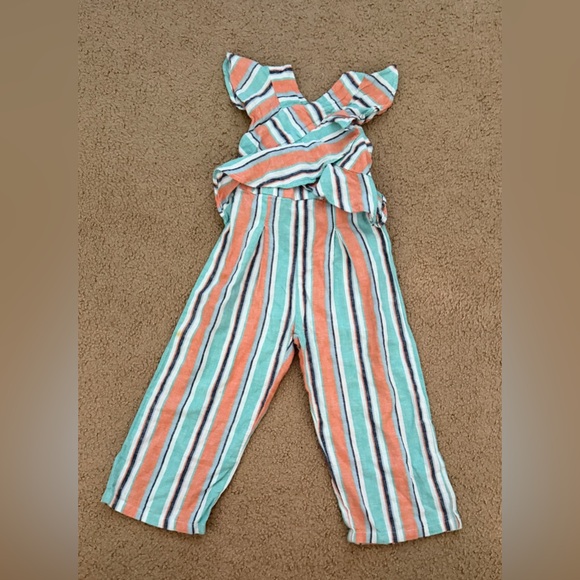 Habitual Girls Criss Cross Wide-Leg Jumpsuit - Picture 3 of 3